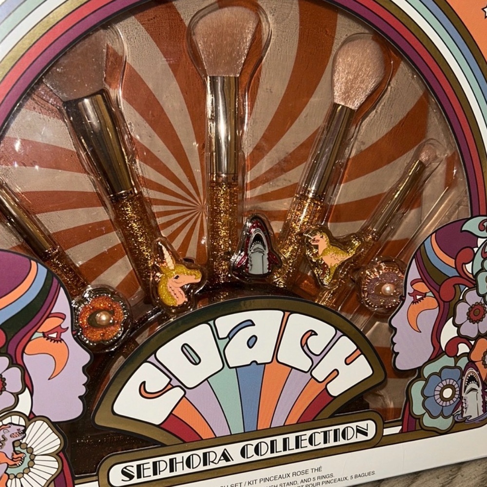 Coach x Sephora Tea Rose Brush Set